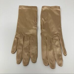Vintage Simpson’s gold satin gloves size 7